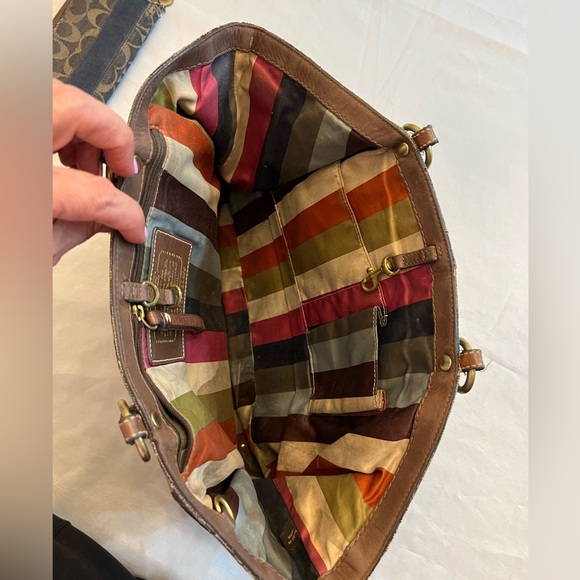 COACH 100% Authentic Y2K Denim Shoulder Bag with Matching Wallet. - Picture 5 of 10